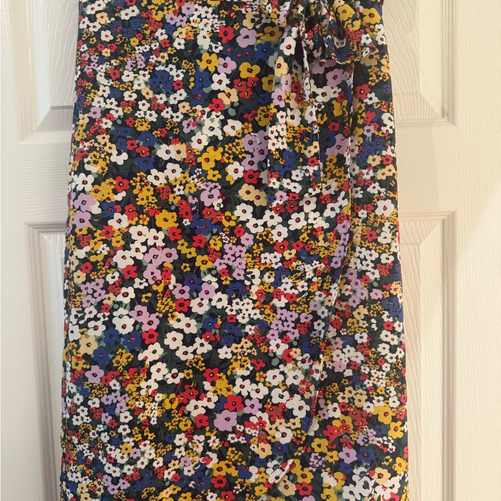 Floral Wrap Ann Taylor Skirt